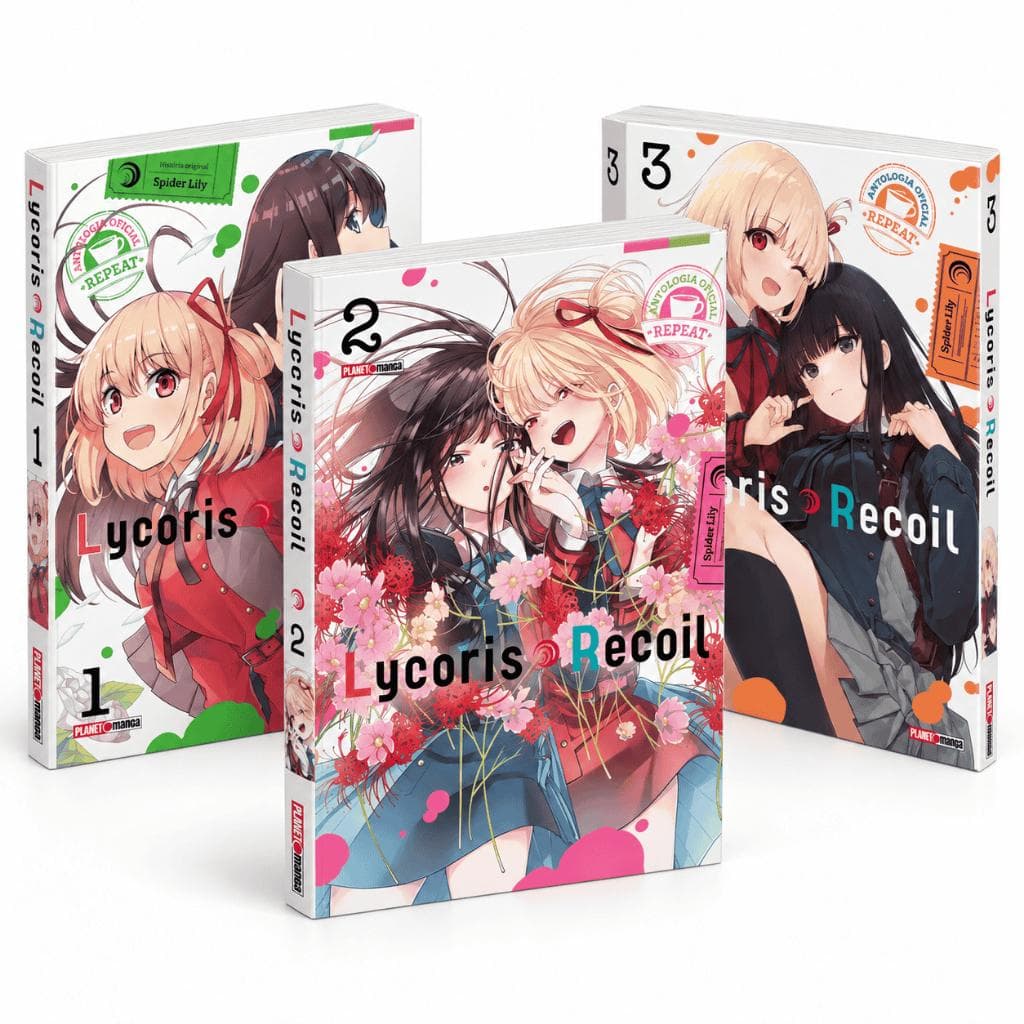Mangá Lycoris Recoil Antologia Oficial Repeat Vol. 1 2 ou 3 Panini