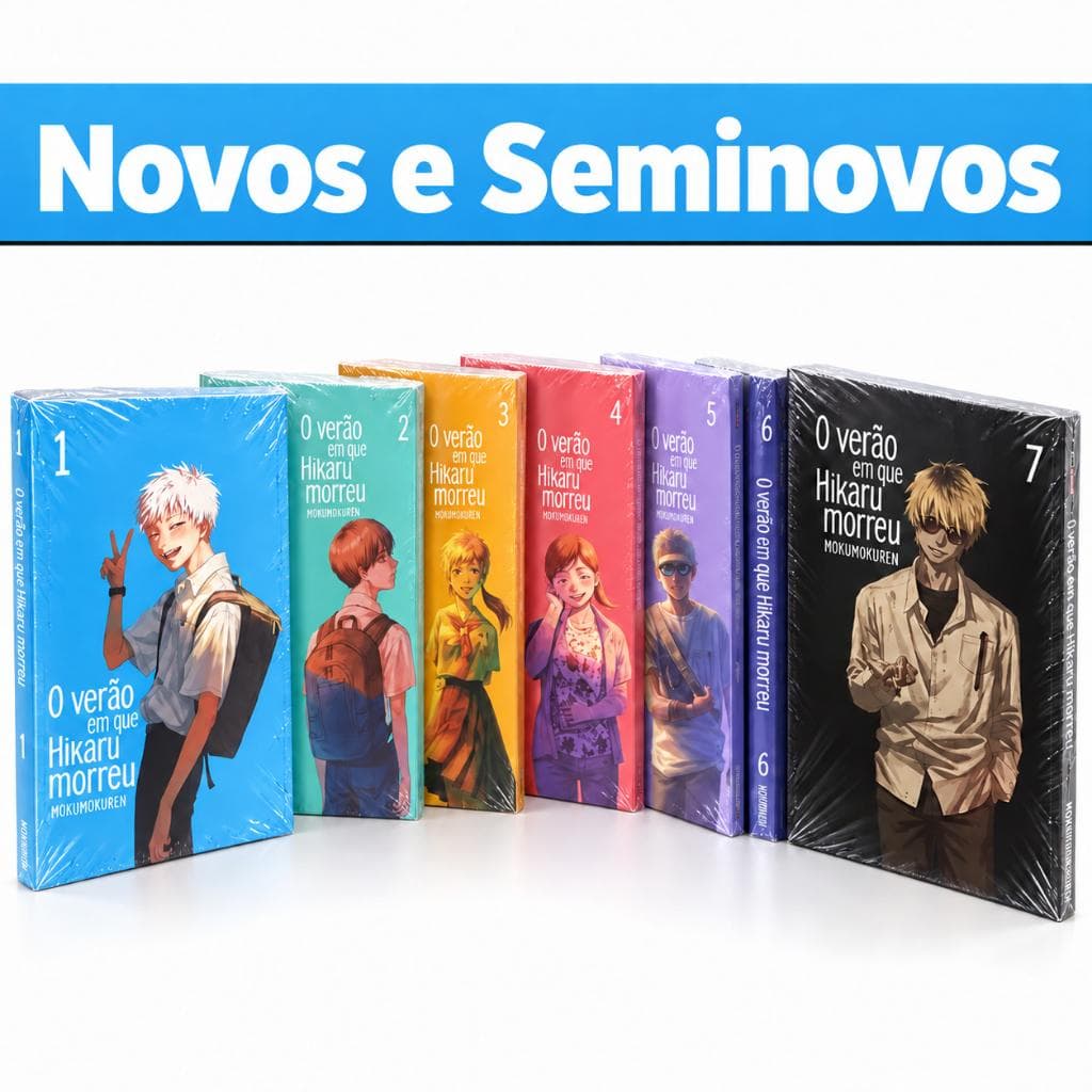 Mangá O Verão em que Hikaru Morreu Volumes Avulsos Novo Lacrado ou Seminovo Panini