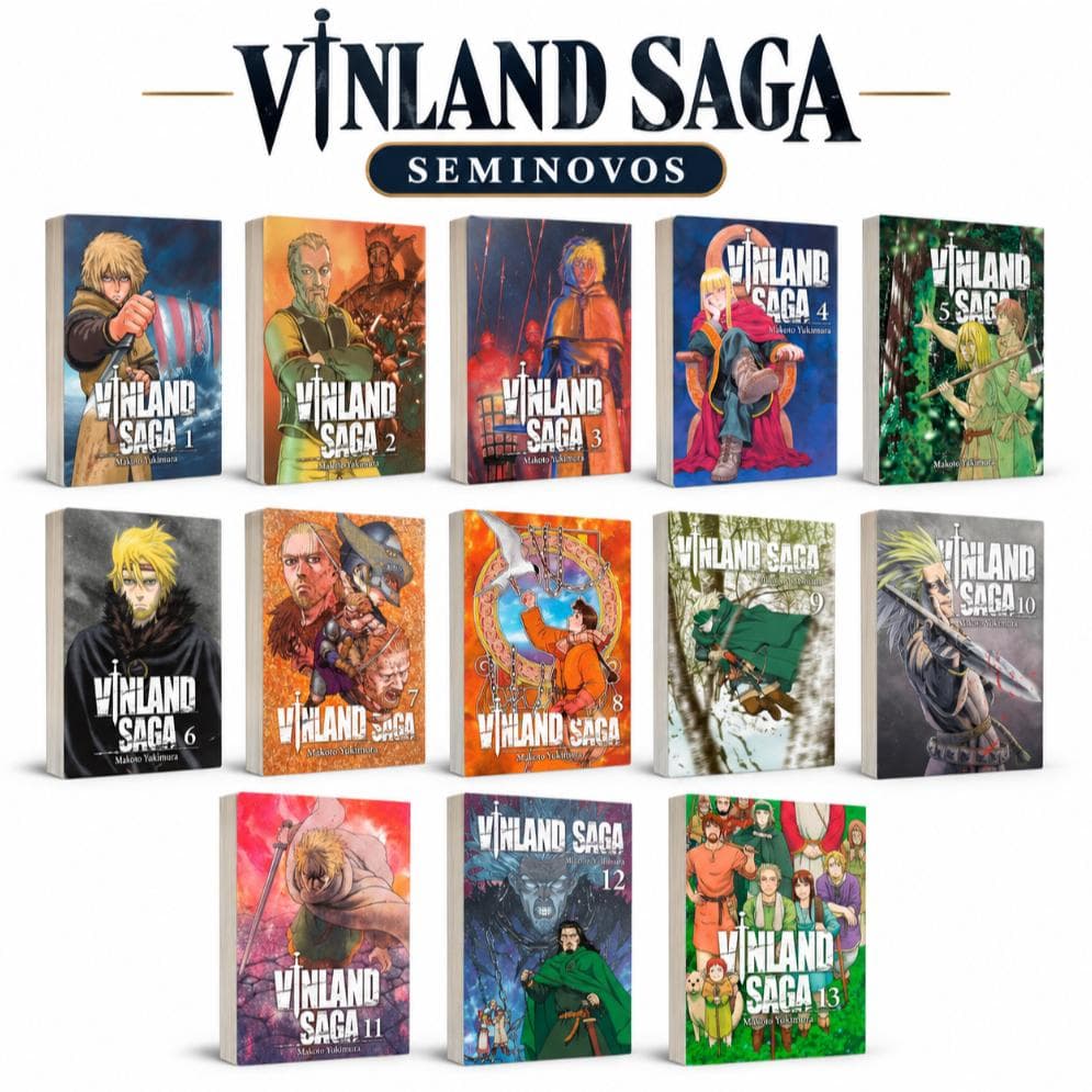 Mangá Vinland Saga Deluxe Avulso Seminovo Panini Português