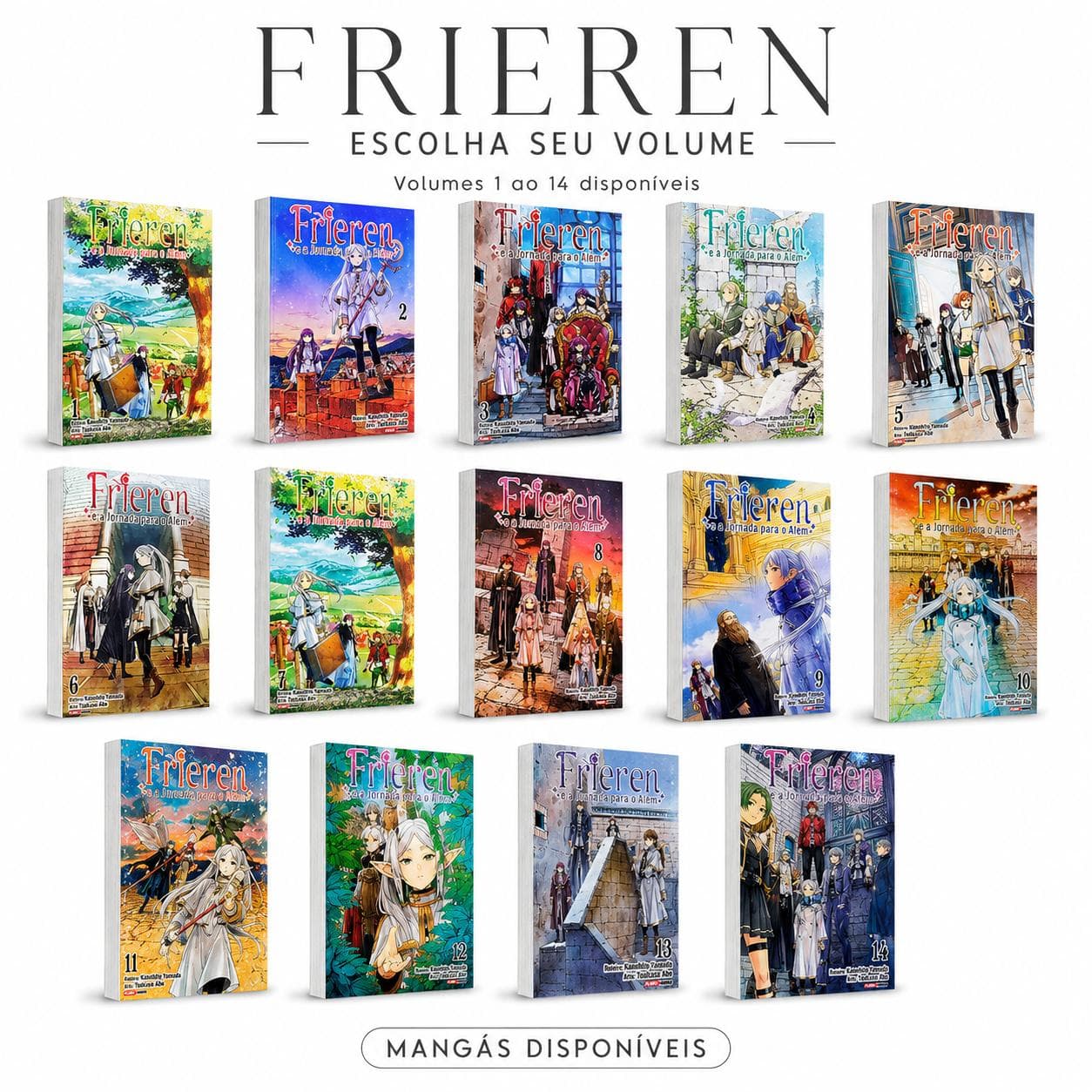 Mangá Frieren e a Jornada para o Além Panini Português Lacrado ou Seminovo