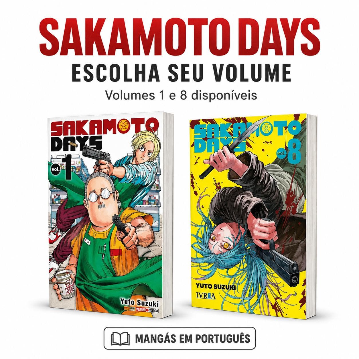 Mangá Sakamoto Days Panini Português Volumes Avulsos Lacrados