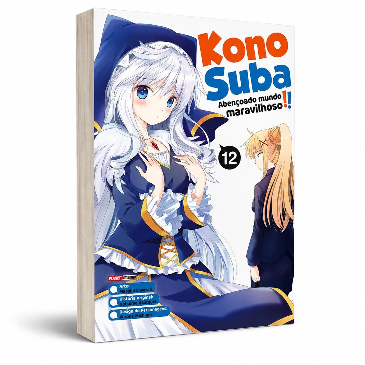 Mangá KonoSuba Abençoado Mundo Maravilhoso Volume 12 em português Panini Seminovo