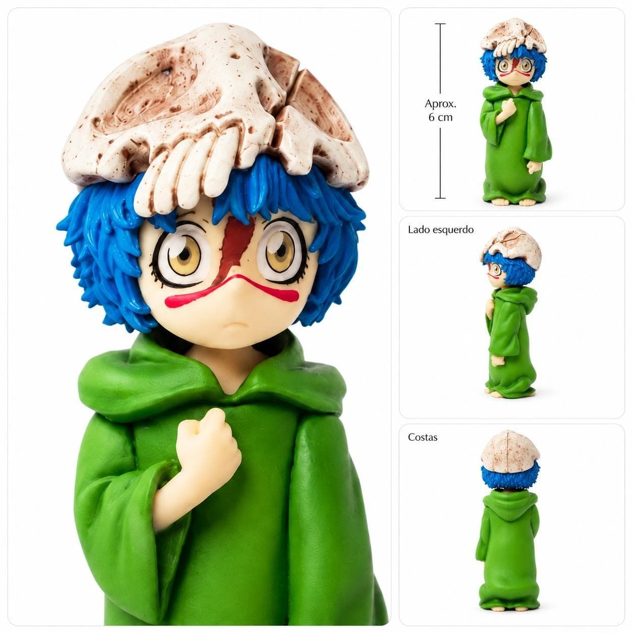 Mini Action Figure Nelliel Nel Aprox. 6 cm  Bleach Chibi Nova sem Caixa