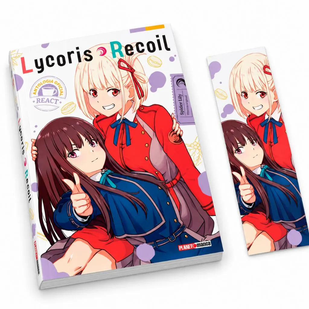 Mangá Lycoris Recoil Official Comic Anthology React Panini