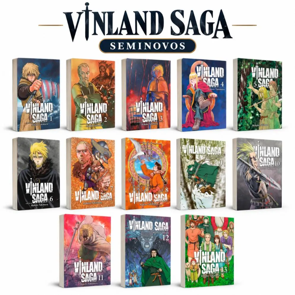 Mangá Vinland Saga Deluxe Avulso Seminovo Panini Português
