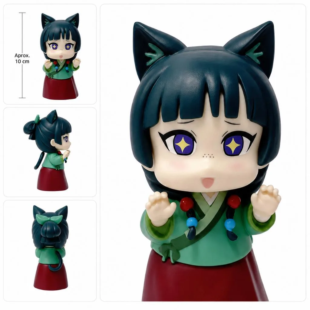 Action Figure Maomao 10 cm Diários de uma Apotecária Chibi Sem Caixa