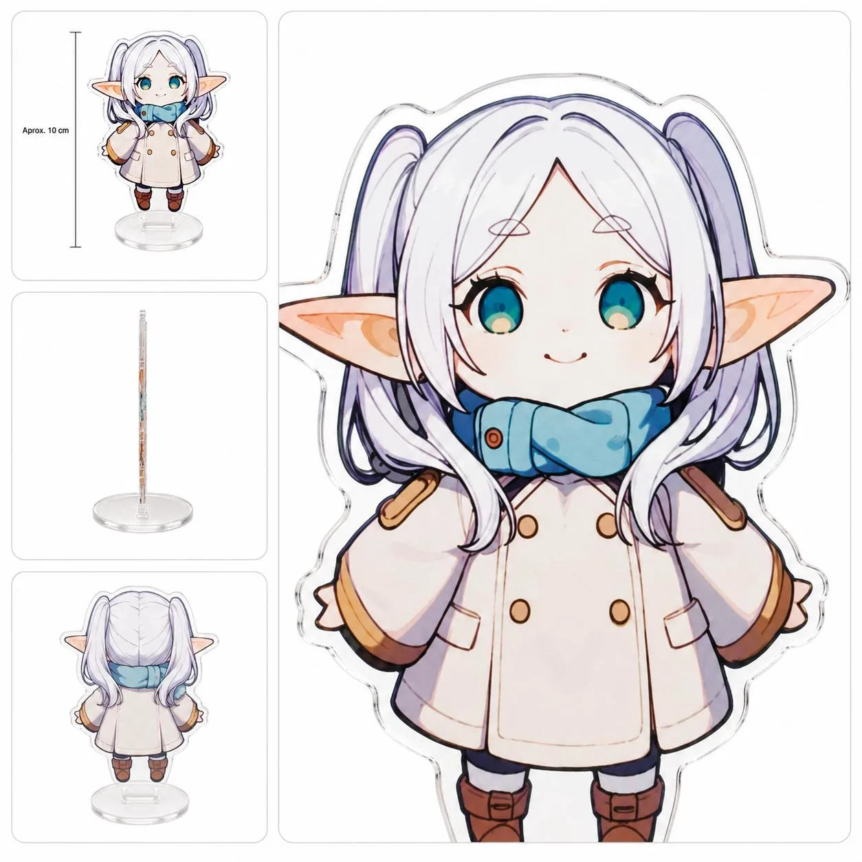 Acrílico Frieren com Base 10 cm Anime Decoração Novo