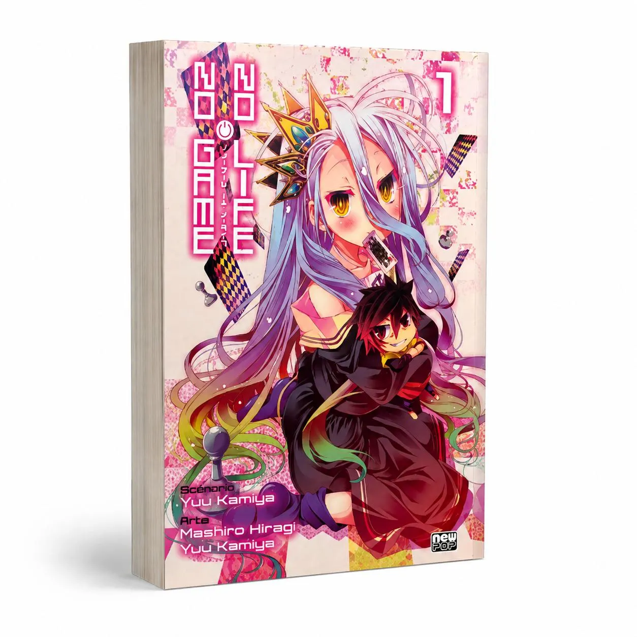 Mangá No Game No Life Volume 1 NewPOP Português Seminovo