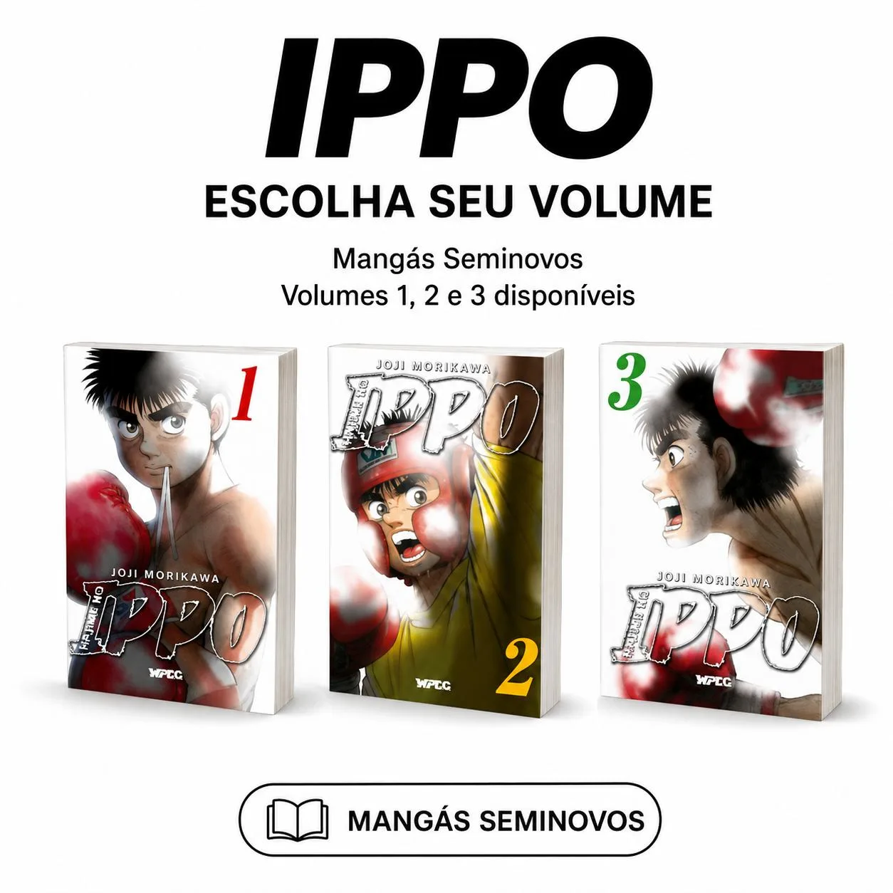 Mangá Hajime no IPPO MPEG Português Volumes Avulsos Seminovos