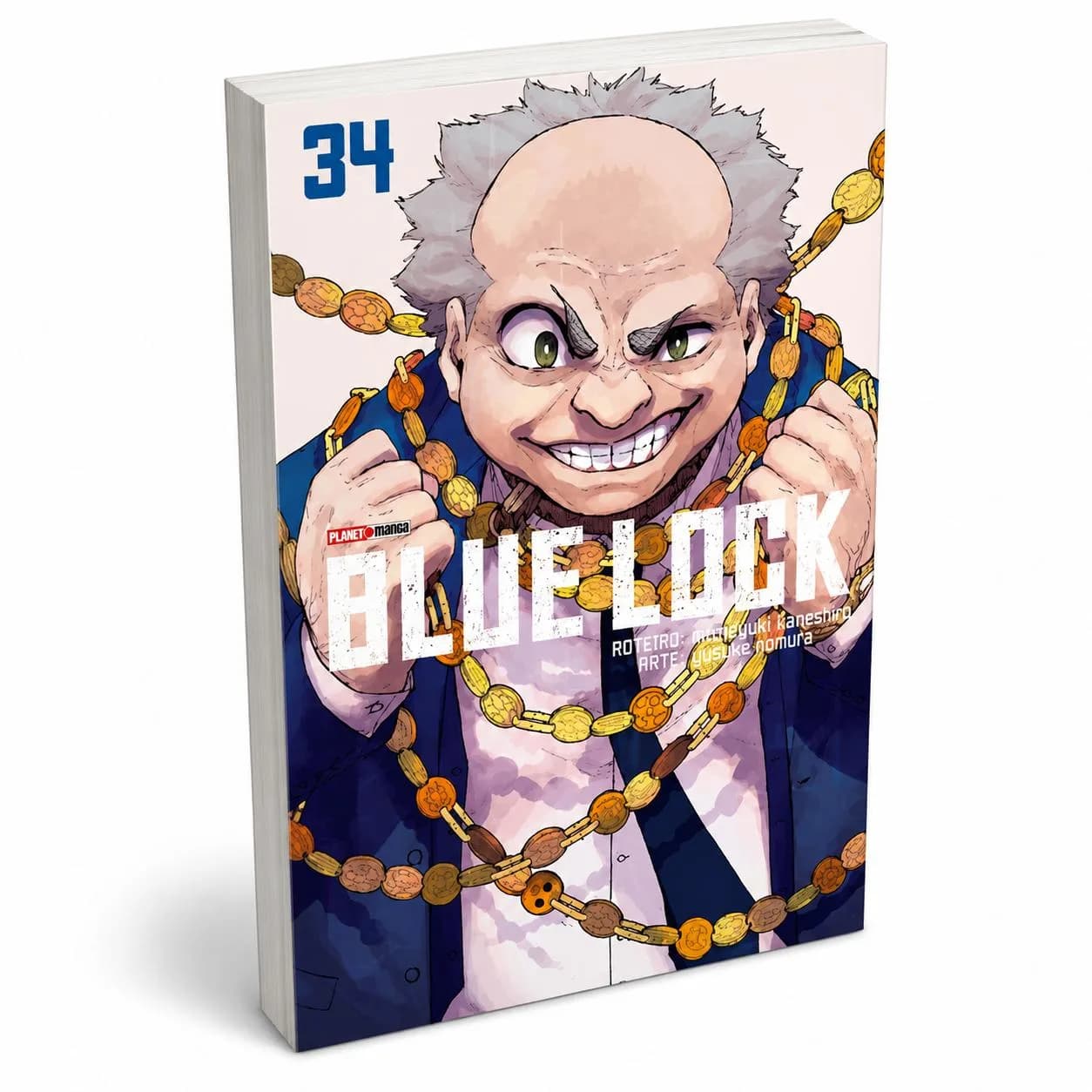 Mangá Blue Lock Vol. 34 Panini em Português Novo