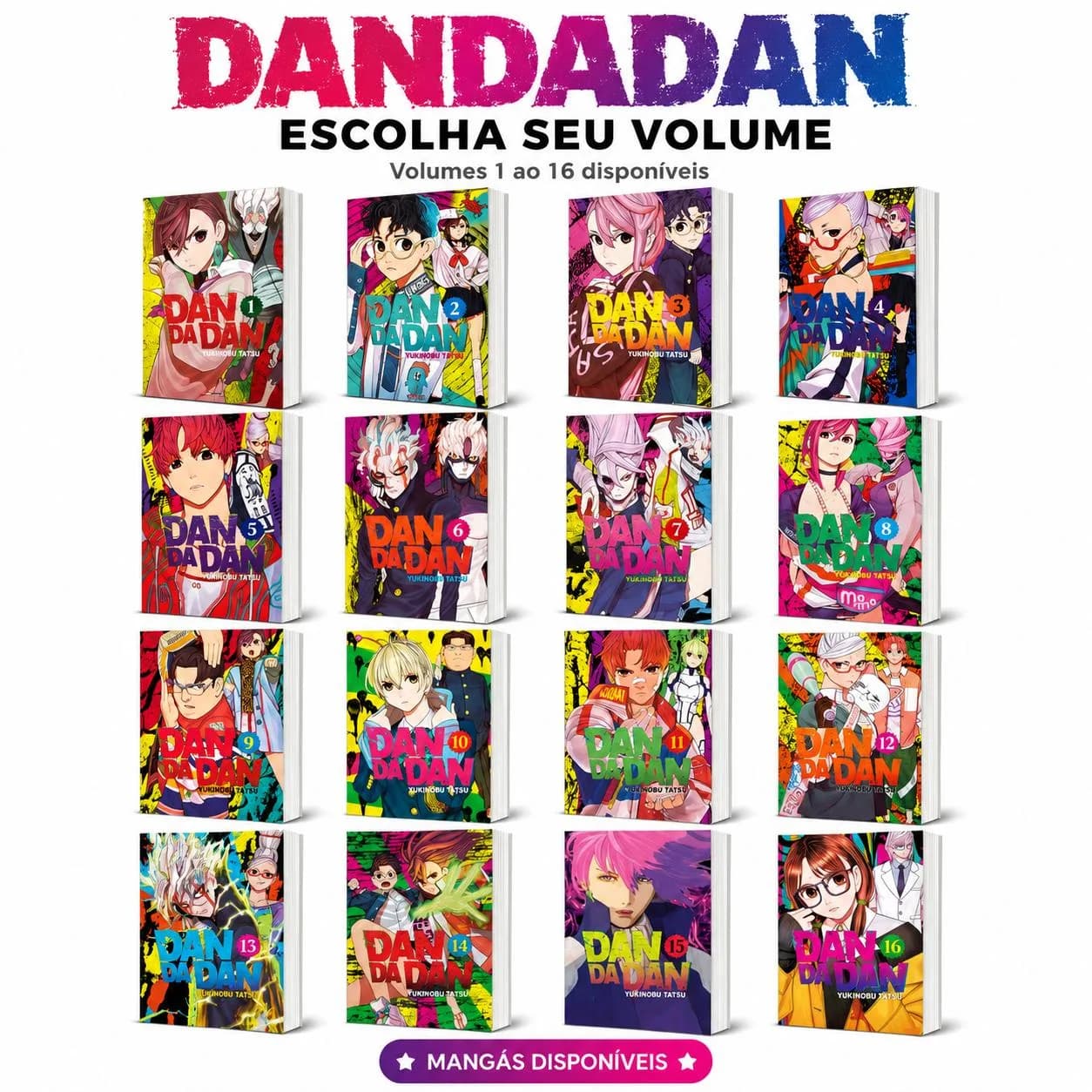 Mangá Dandadan Panini em Português Volumes Avulsos Novos e Lacrados
