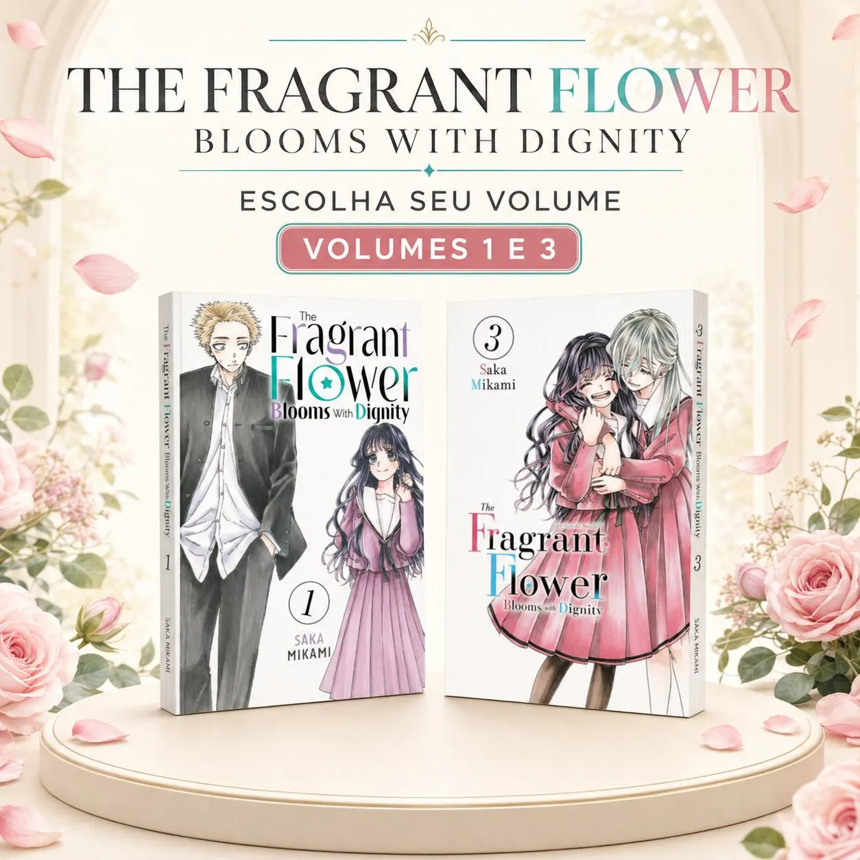 Mangá Kaoru Hana: The Fragrant Flower Blooms with Dignity Volumes Avulsos Panini Novo & Lacrado