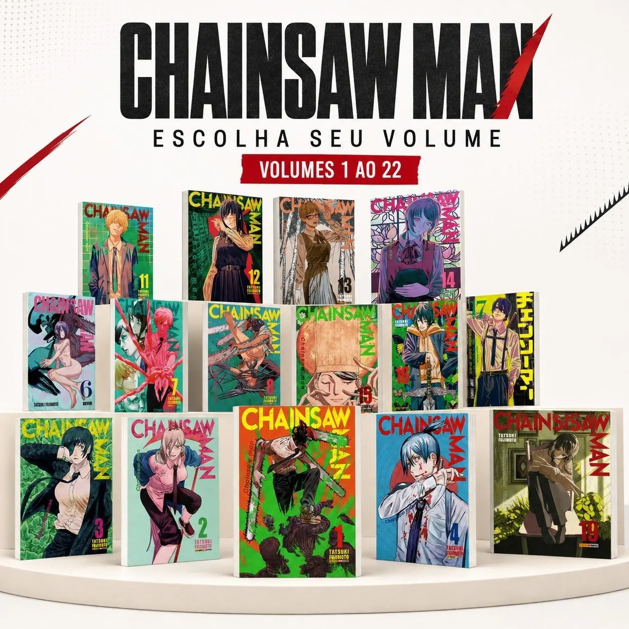 Mangás Chainsaw Man Diversos Volumes | Novos e Lacrados - Panini