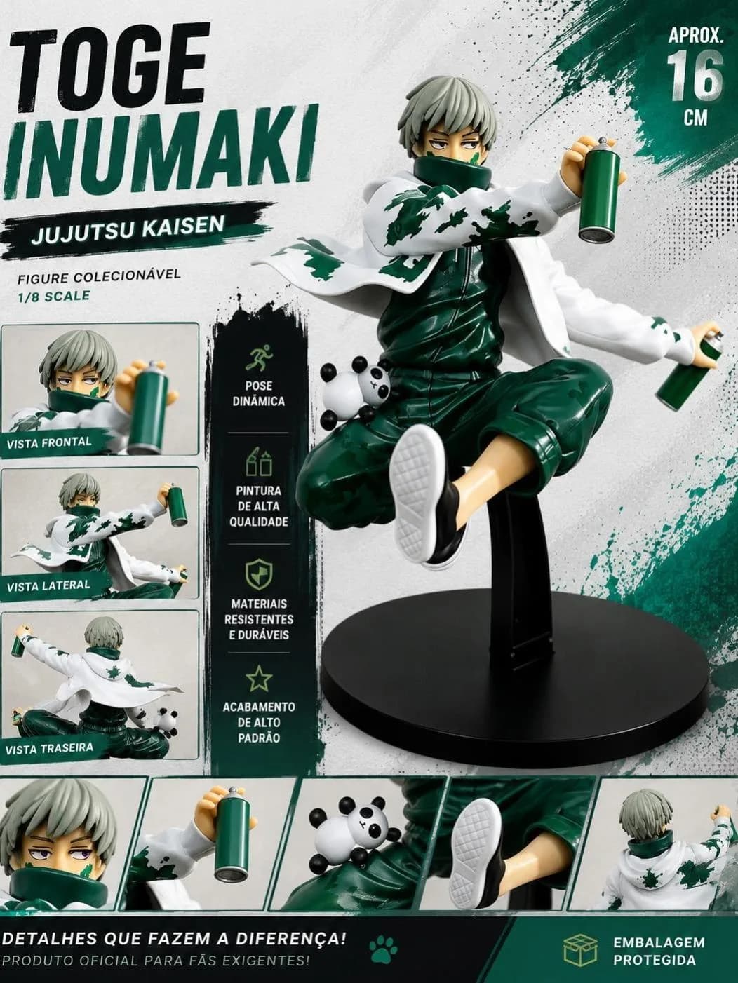 Action Figure Toge Inumaki Graffiti Battle 16 cm Jujutsu Kaisen